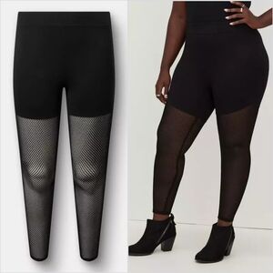 NEW Torrid Fishnet Leggings Sz 0X Footless Fishnet Tights NWT